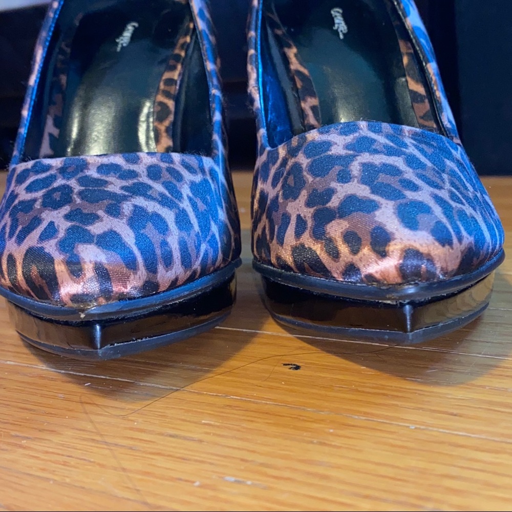 Leopard Print Heels - Picture 5 of 6